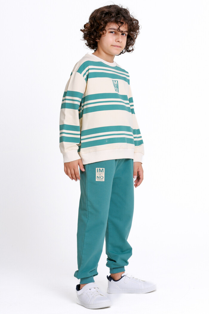 Erkek Çocuk Petrol Im Possible Is No Thing Baskı 5-9 Yaş Takım - 23306-2