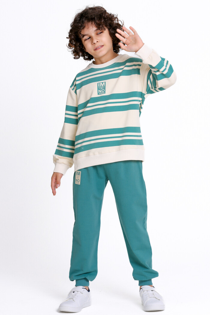 Erkek Çocuk Petrol Im Possible Is No Thing Baskı 5-9 Yaş Takım - 23306-2