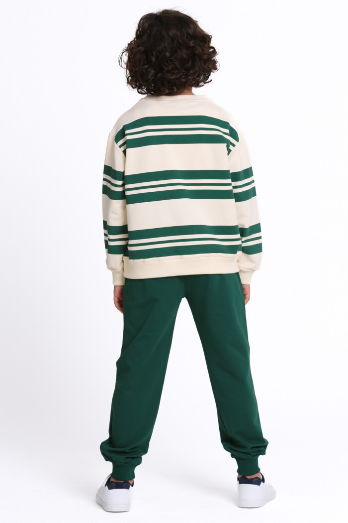 Erkek Çocuk Yeşil Im Possible Is No Thing Baskı 5-9 Yaş Takım - 23306-3