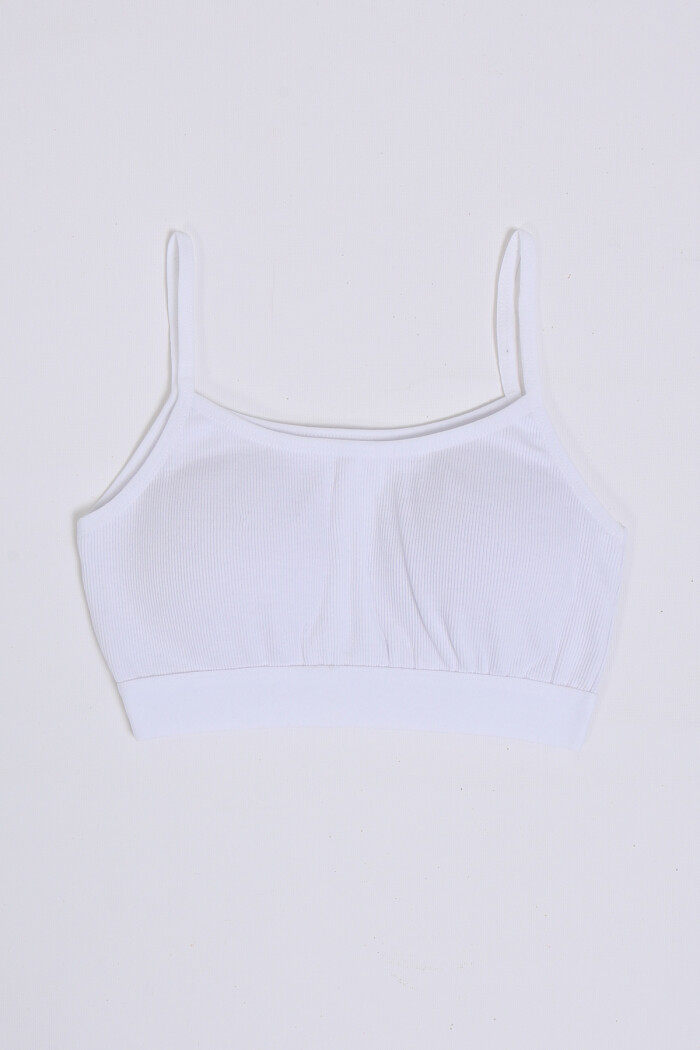 Beyaz Kaşkorse Dolgulu 2li Büstiyer