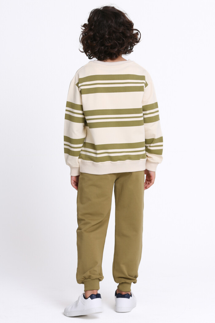 Erkek Çocuk Haki Im Possible Is No Thing Baskı 5-9 Yaş Takım - 23306-4