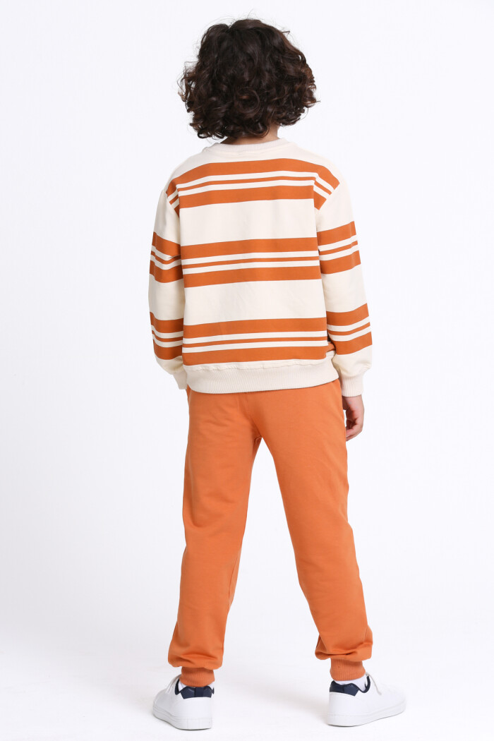 Erkek Çocuk Kiremit Im Possible Is No Thing Baskı 5-9 Yaş Takım - 23306-5