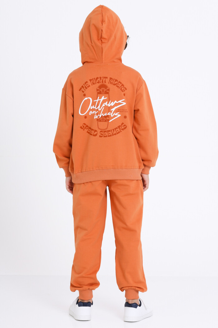 Erkek Çocuk Kiremit The Night Riders Speed Seekers Baskı 5-9 Yaş Takım - 23301-4