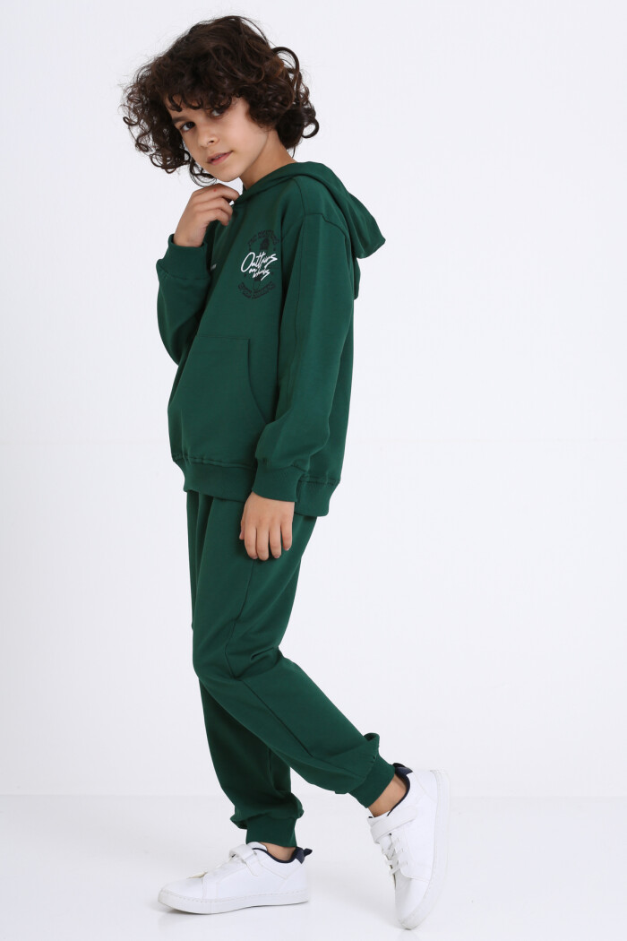 Erkek Çocuk Yeşil The Night Riders Speed Seekers Baskı 5-9 Yaş Takım - 23301-5