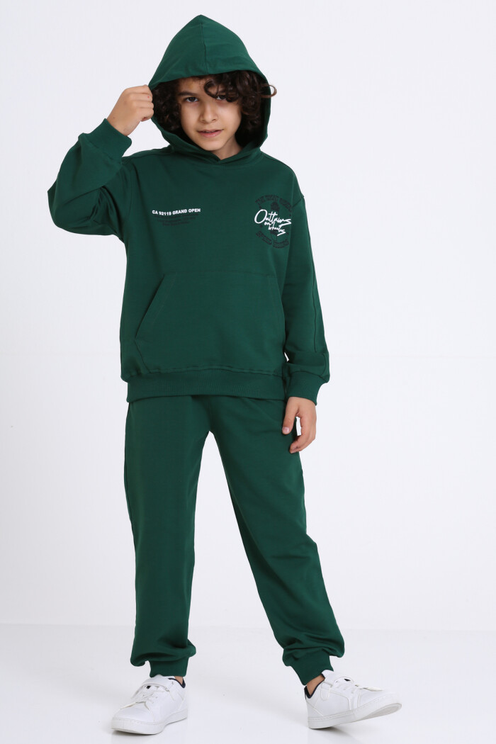 Erkek Çocuk Yeşil The Night Riders Speed Seekers Baskı 5-9 Yaş Takım - 23301-5