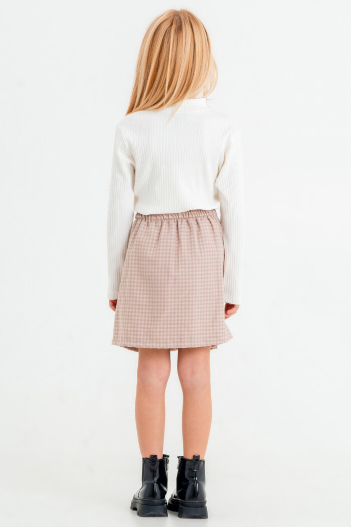 Kız Çocuk Gül Kurusu Fitilli 5-9 Yaş Takım - 23444-4