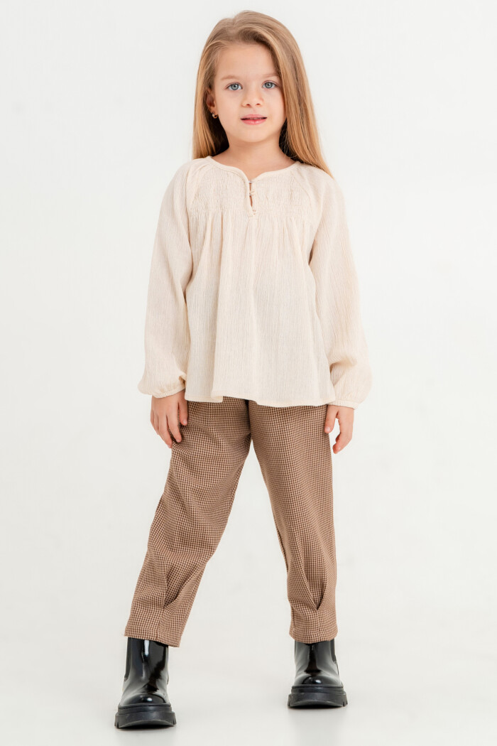 Kız Çocuk Kahve Gipeli 3-7 Yaş Takım - 23445-3