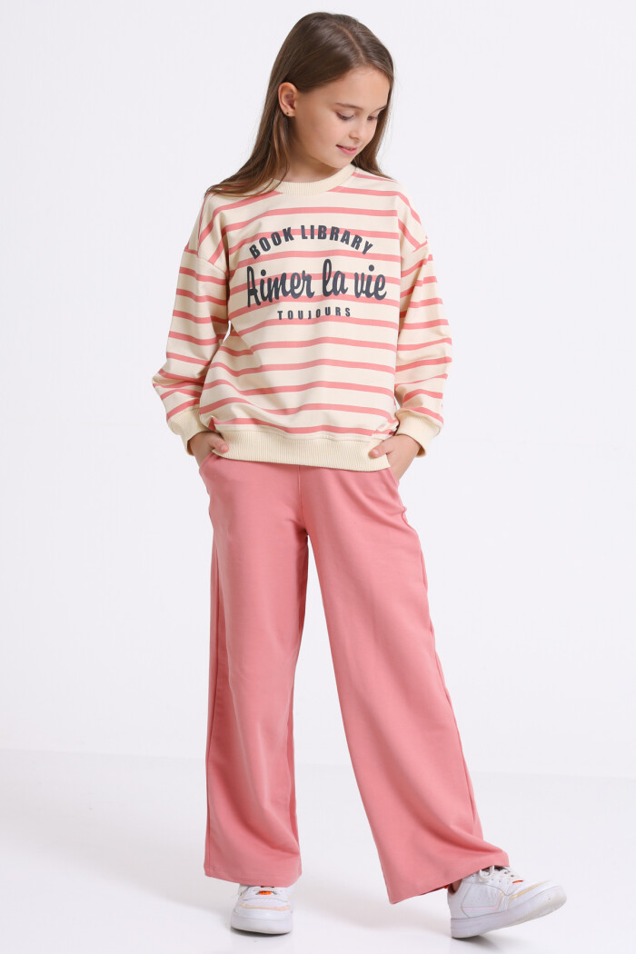 Kız Çocuk Nar Çiçeği Book Library Baskı 5-9 Yaş Takım - 23292-4