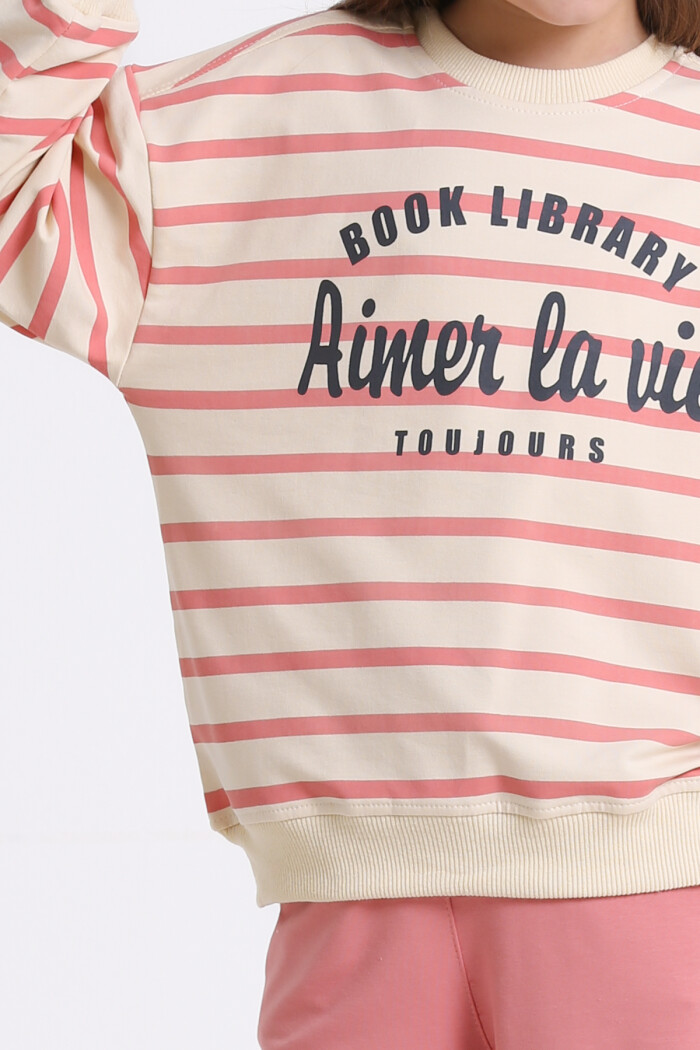 Kız Çocuk Nar Çiçeği Book Library Baskı 5-9 Yaş Takım - 23292-4