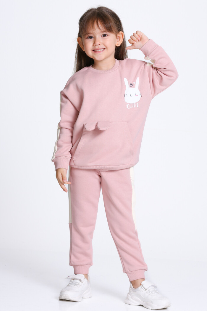 Kız Çocuk Yavru Ağzı Little Cutie Baskı 1-5 Yaş Takım - 23304-1