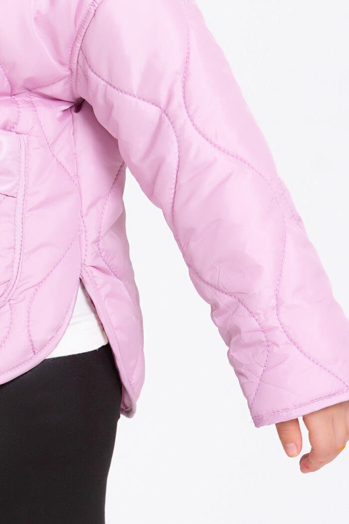 Kız Çocuk Pembe Kapitone Mevsimlik 1-6 Yaş Mont - 23240-2