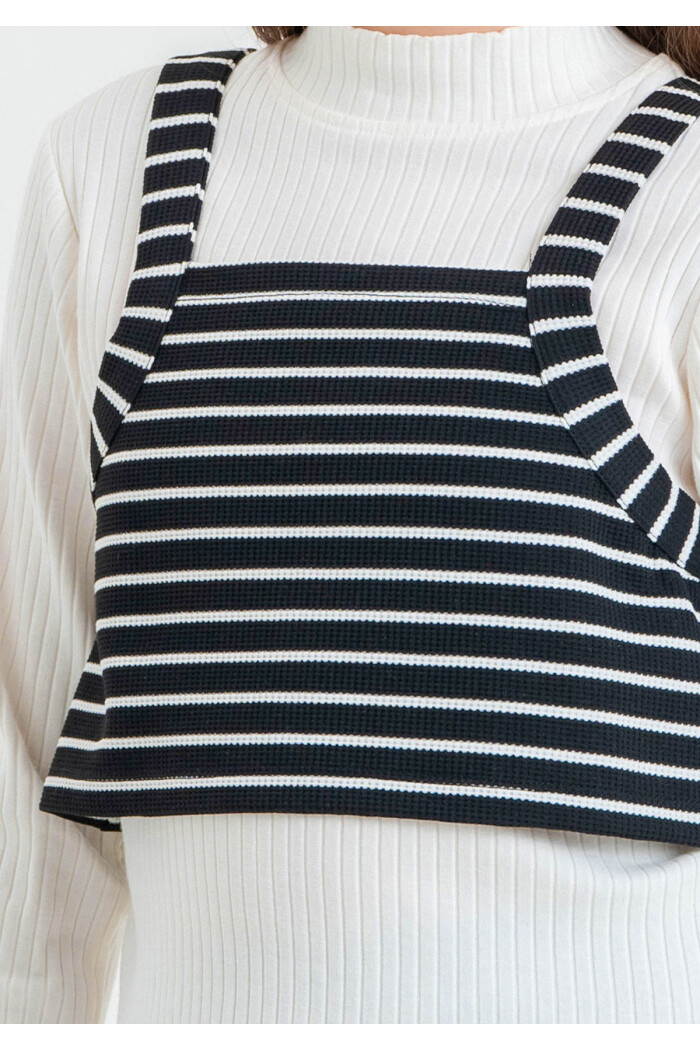 Kız Çocuk Siyah Süveterli 4-12 Yaş Sweatshirt - 23330-2