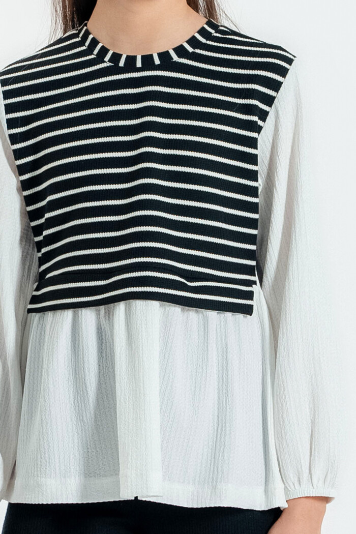 Kız Çocuk Siyah Yelek Modelli 4-12 Yaş Badi - 23332-3