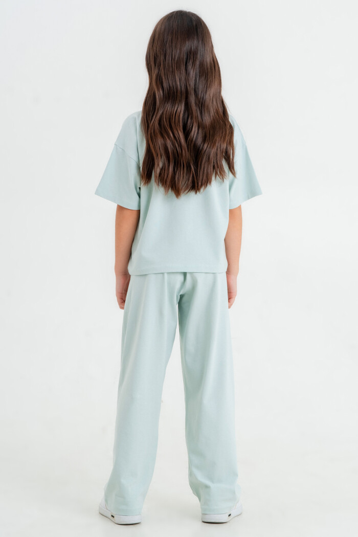 Mavi Happy With Baskı 5-9 Yaş Takım - 2420-1