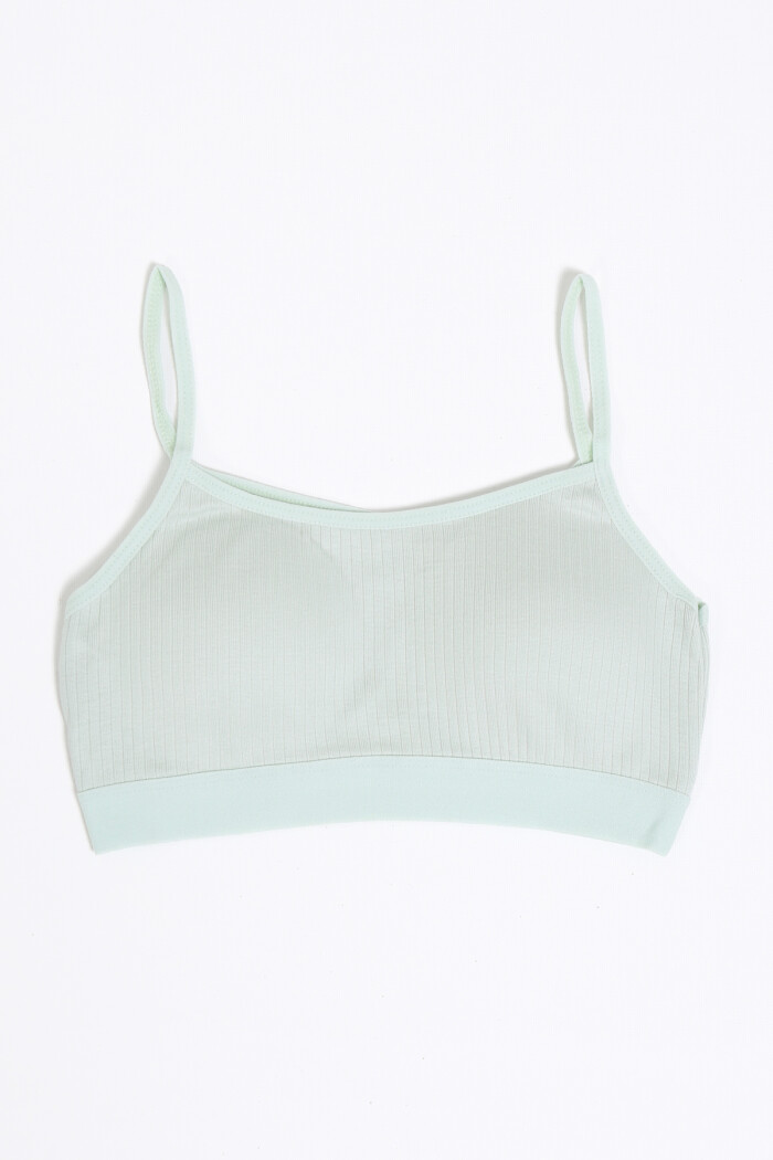 Mint Yeşili Modal Dolgulu 2li Büstiyer