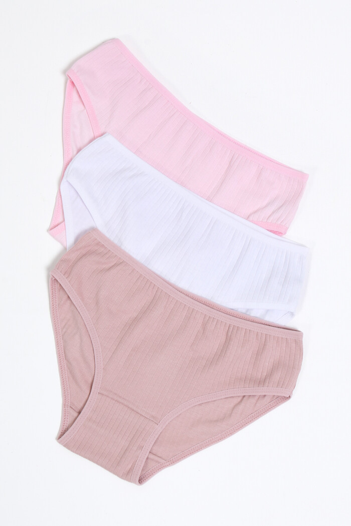 Modal Pembe Pack 3lü Külot Set