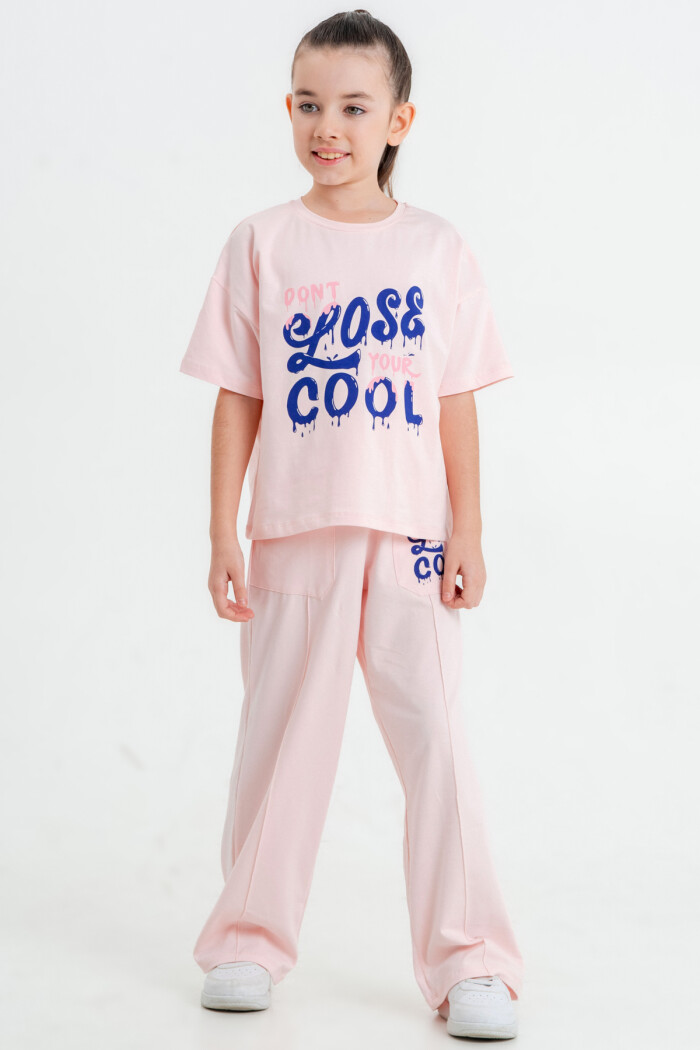 Pudra Dont Lose Your Cool Baskı 5-9 Yaş Takım - 2423-5