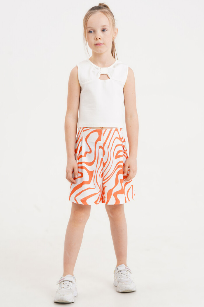 Turuncu Fiyonklu Badili 5-8 Yaş Takım - 2425-2