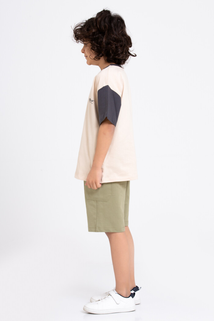 Yeşil Urban Trip Baskı 5-9 Yaş Takım - 2438-3