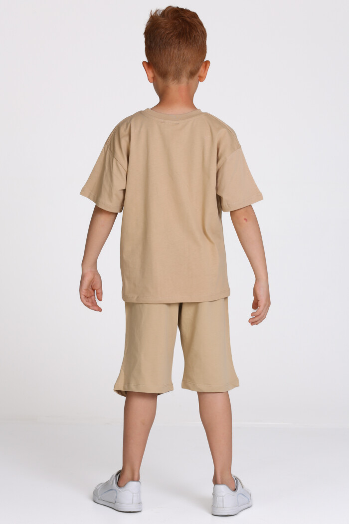 Bej Empowerment Baskılı 5-9 Yaş Takım - 2497-2