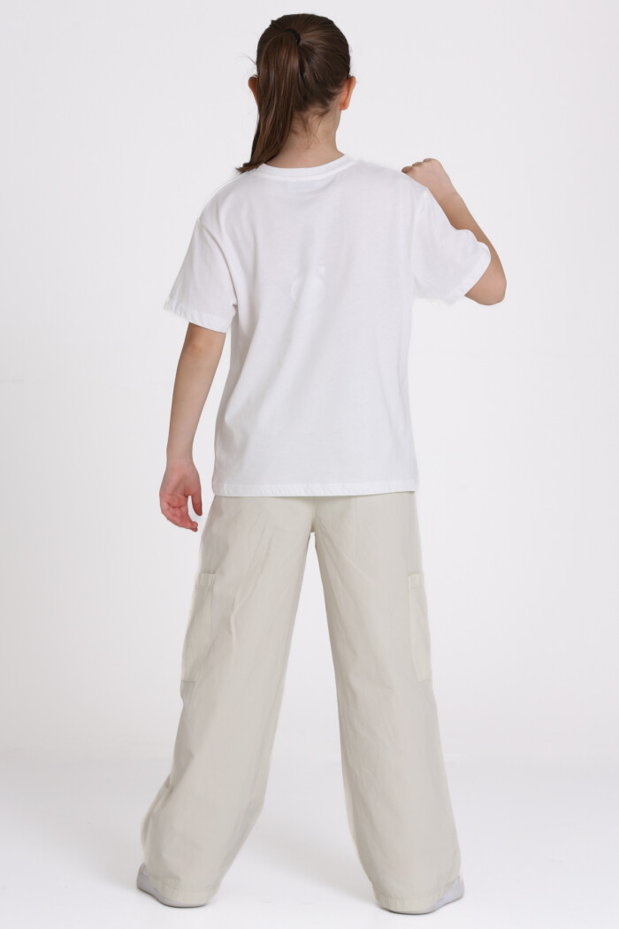 Bej Seek Fun Baskılı 9-13 Yaş Takım - 2483-2