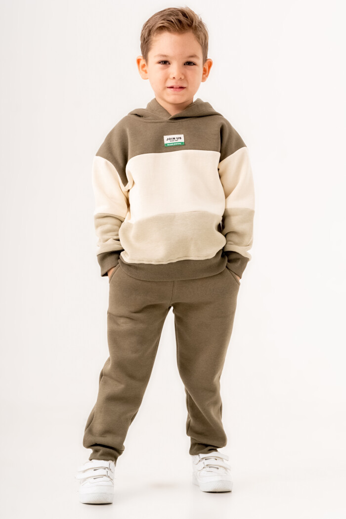 Erkek Bebek Haki Etiketli 1-5 Yaş Takım - 3576-3