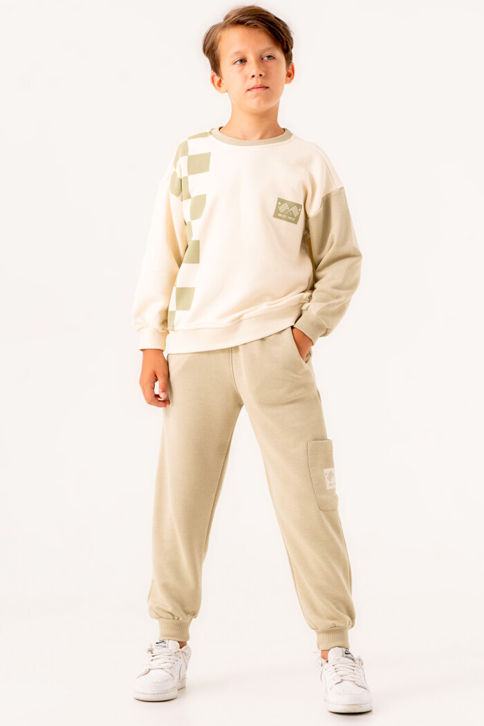 Yeşil Best Race Baskılı 5-9 Yaş Takım - 3517-3