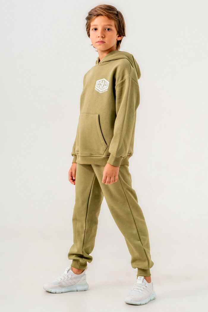 Yeşil Brave Genuine Baskılı 5-9 Yaş Takım - 3565-4