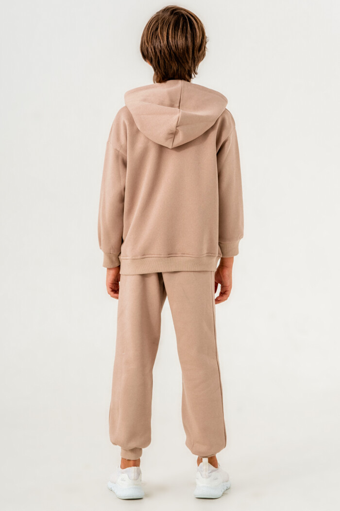 Krem Brave Genuine Baskılı 5-9 Yaş Takım - 3565-5