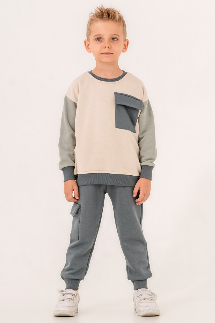 İndigo Cepli 1-5 Yaş Takım - 3528-2