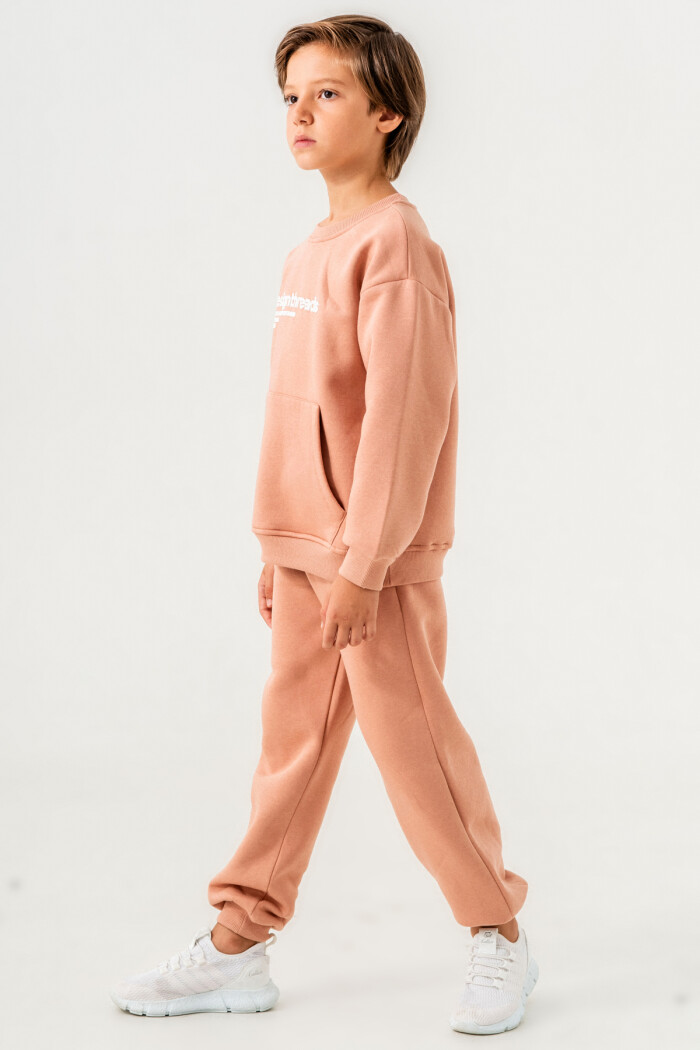 Kiremit Designthreads Baskılı 5-9 Yaş Takım - 3563-5