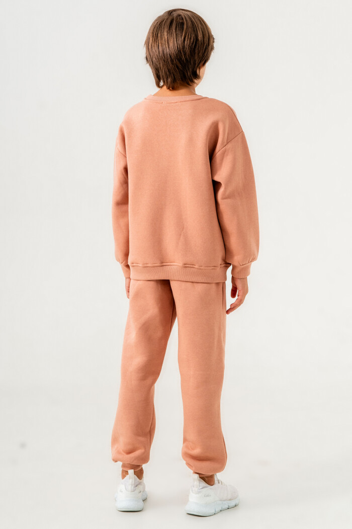 Kiremit Designthreads Baskılı 5-9 Yaş Takım - 3563-5