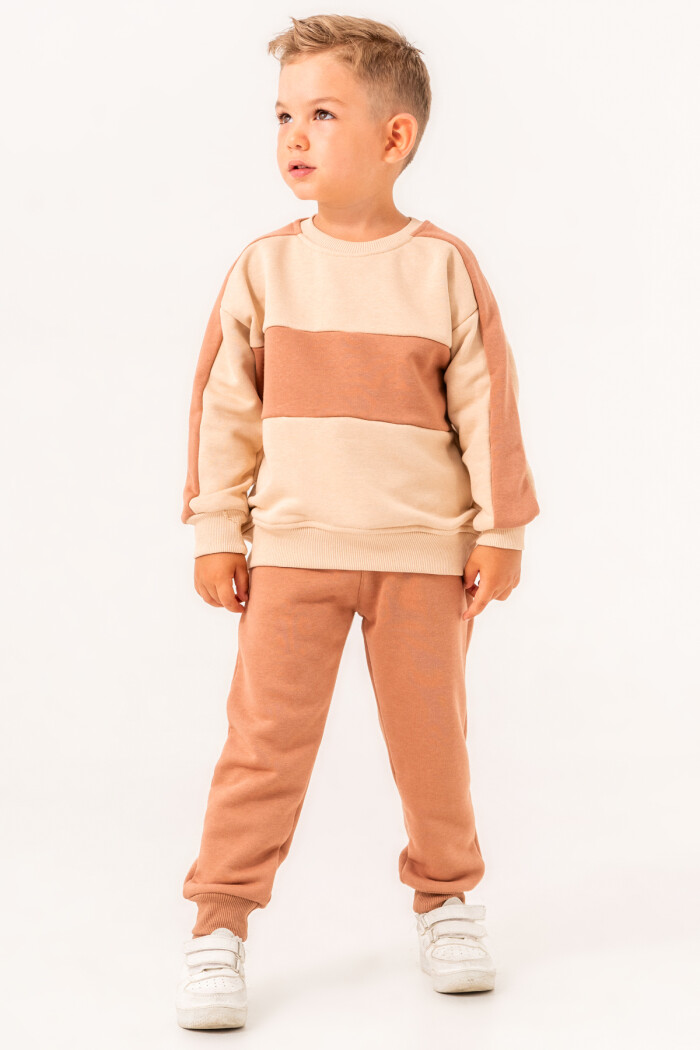 Kahve Garnili 1-5 Yaş Takım - 3529-3