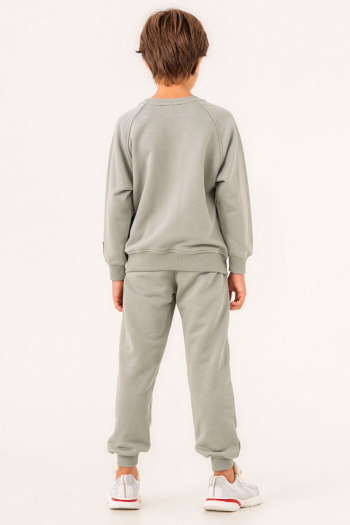 Yeşil Make Opportunitios Baskılı 5-9 Yaş Takım - 3514-3