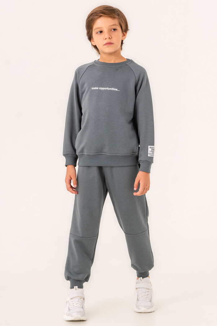 İndigo Make Opportunitios Baskılı 5-9 Yaş Takım - 3514-5