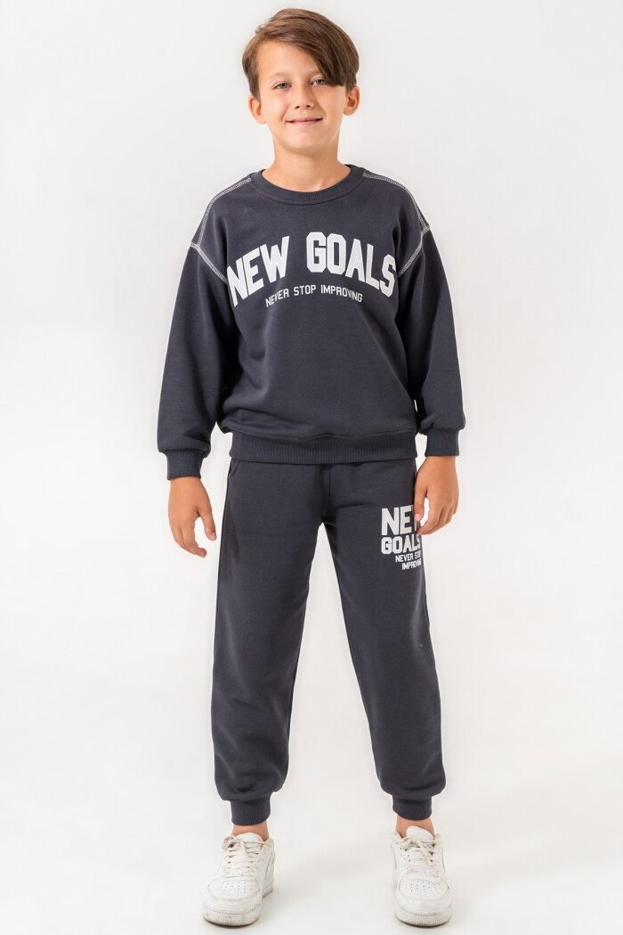 Füme New Goals Baskılı 5-9 Yaş Takım - 3516-6