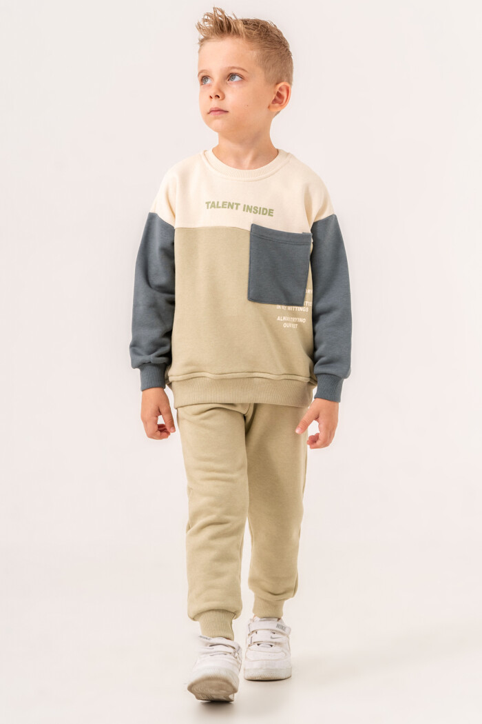 İndigo Talent Inside Baskılı 1-5 Yaş Takım - 3518-1