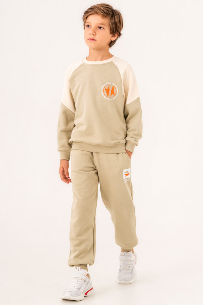 Haki The Cool Zone Warries Baskılı 5-9 Yaş Takım - 3520-4