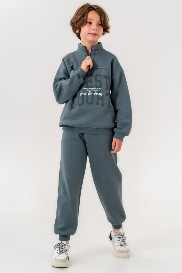 İndigo West Court Baskılı 8-12 Yaş Takım - 3526-3