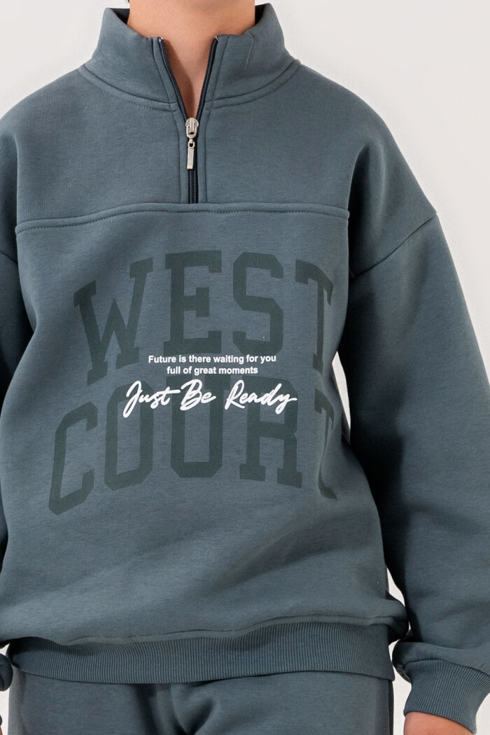 İndigo West Court Baskılı 8-12 Yaş Takım - 3526-3