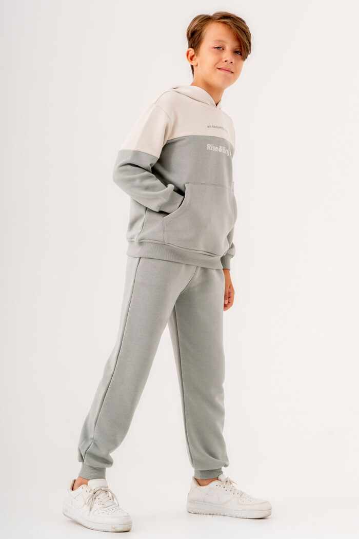 Erkek Çocuk Yeşil My Favorite Place Baskılı 5-9 Yaş Takım - 3515-2