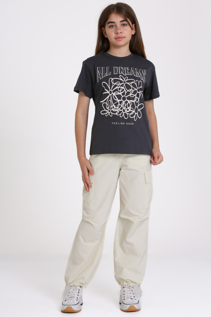 Füme All Dreams Baskılı 9-13 Yaş Takım - 2487-1