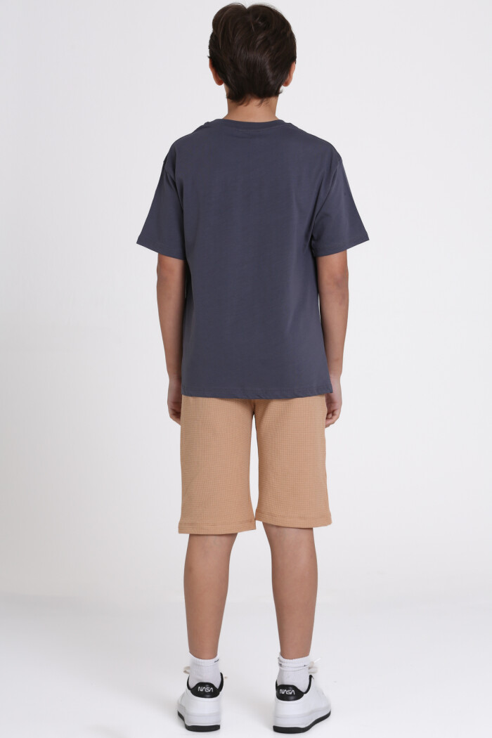 Füme Build The Future Baskılı 9-13 Yaş Takım - 81404-3