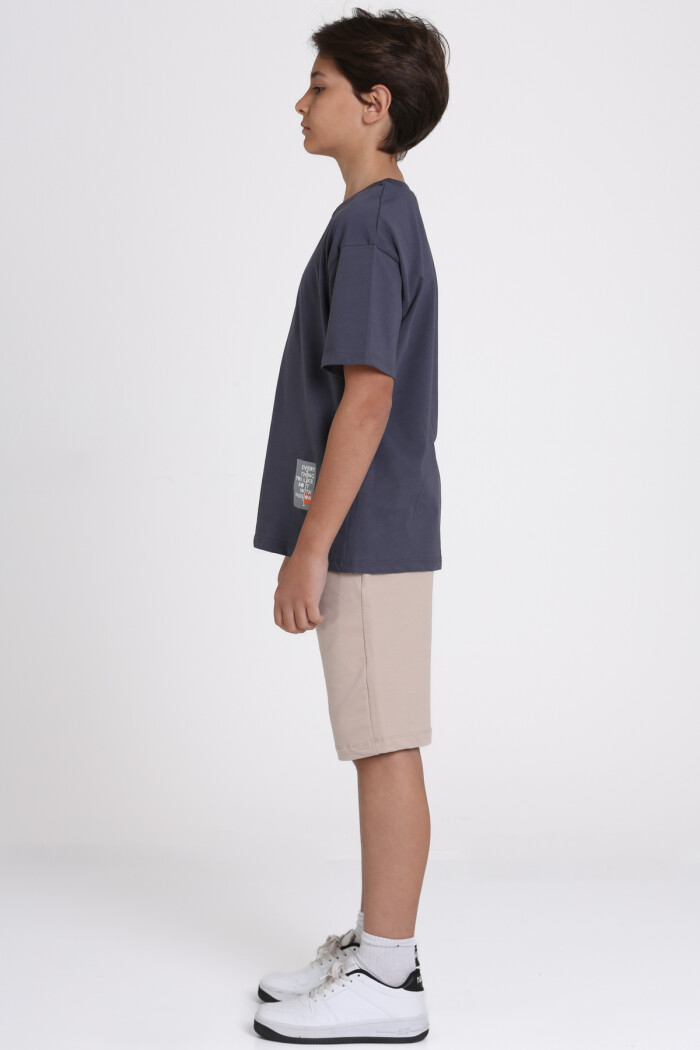 Füme Outdoor Style Life Baskılı 9-13 Yaş Takım - 81402-2