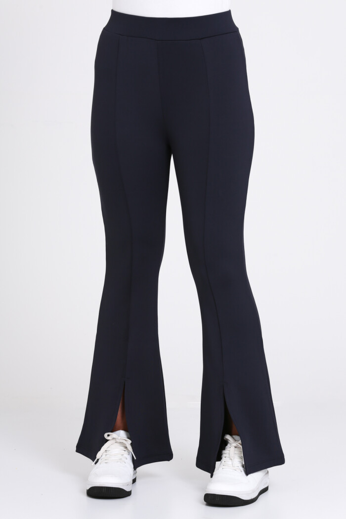 Lacivert Yırtmaçlı 5-13 Yaş Pantolon - 2514-1