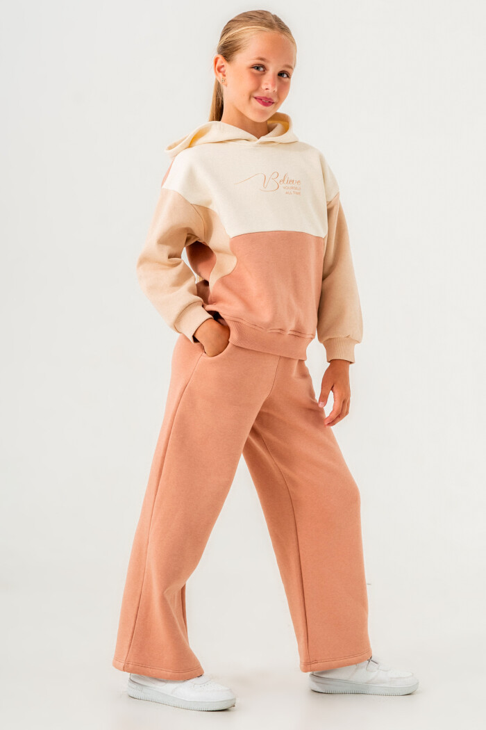 Kiremit Believe Your Self All Time Baskılı 5-9 Yaş Takım - 3553-1