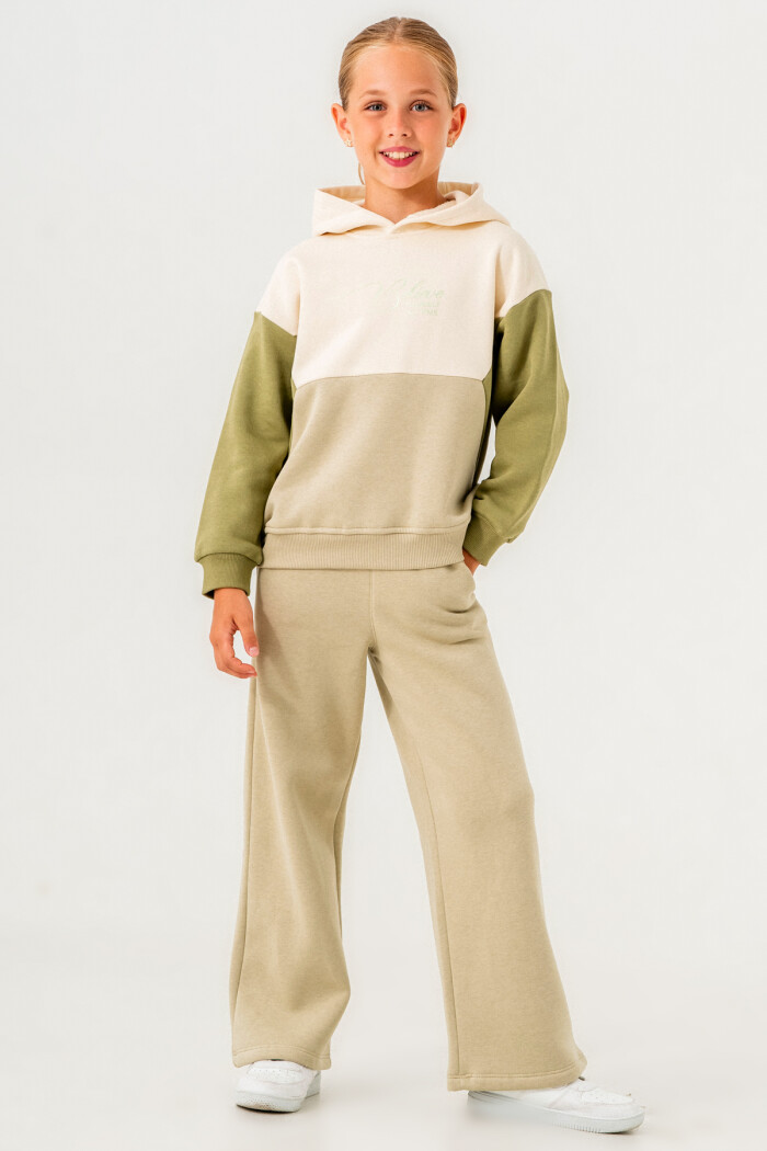 Yeşil Believe Your Self All Time Baskılı 5-9 Yaş Takım - 3553-3