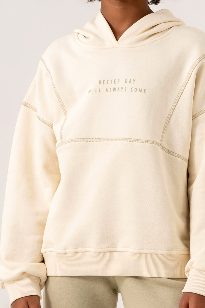 Yeşil Better Day Will Always Come Baskılı 8-12 Yaş Takım - 3547-2