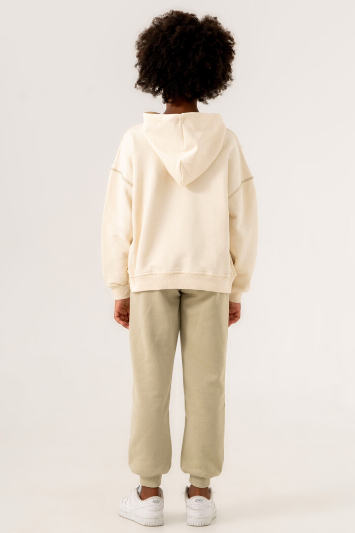 Yeşil Better Day Will Always Come Baskılı 8-12 Yaş Takım - 3547-2