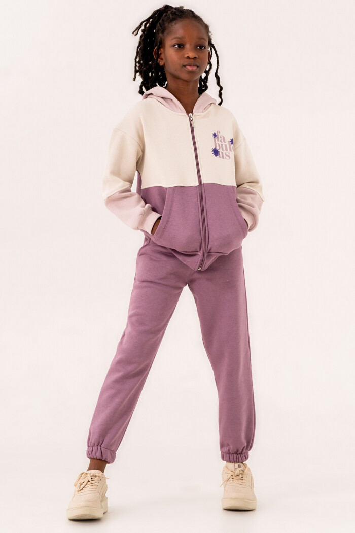 Mor Fa Bulo Us Baskılı 5-9 Yaş Takım - 3533-2